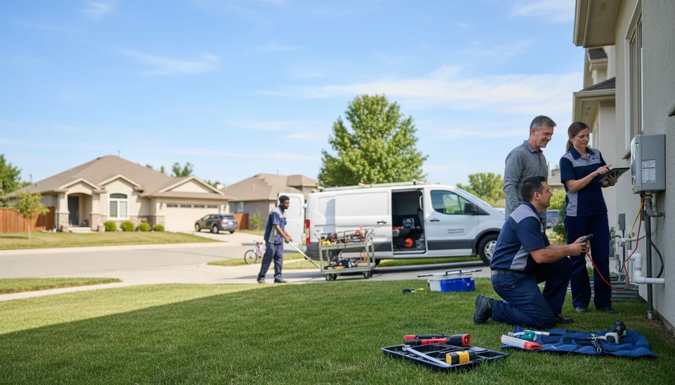 Tankless water heater service in Fishers, IN